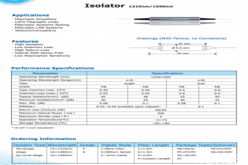 Isolator 1310-1550nm
